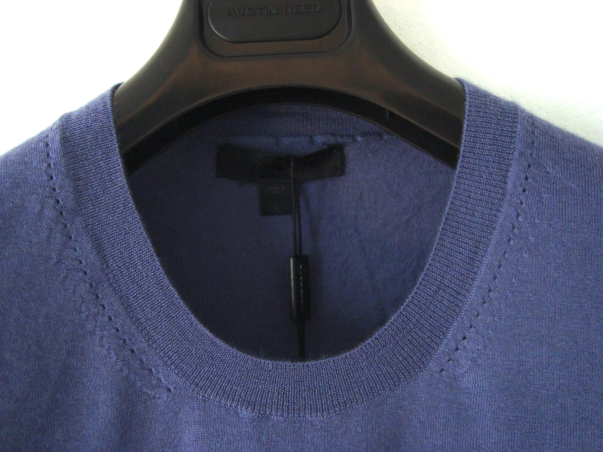 2013 Cashmere/Silk Sweater with Drop-Stitch Detailing