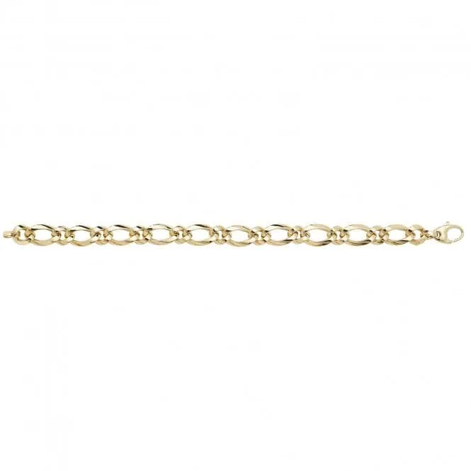 9ct Yellow Gold Ladies Bracelet BR558