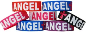 angel pvc wristband Case of 144