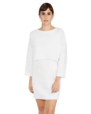 Apiece Apart Bi-Level Navona Dress | White. - FINAL SALE