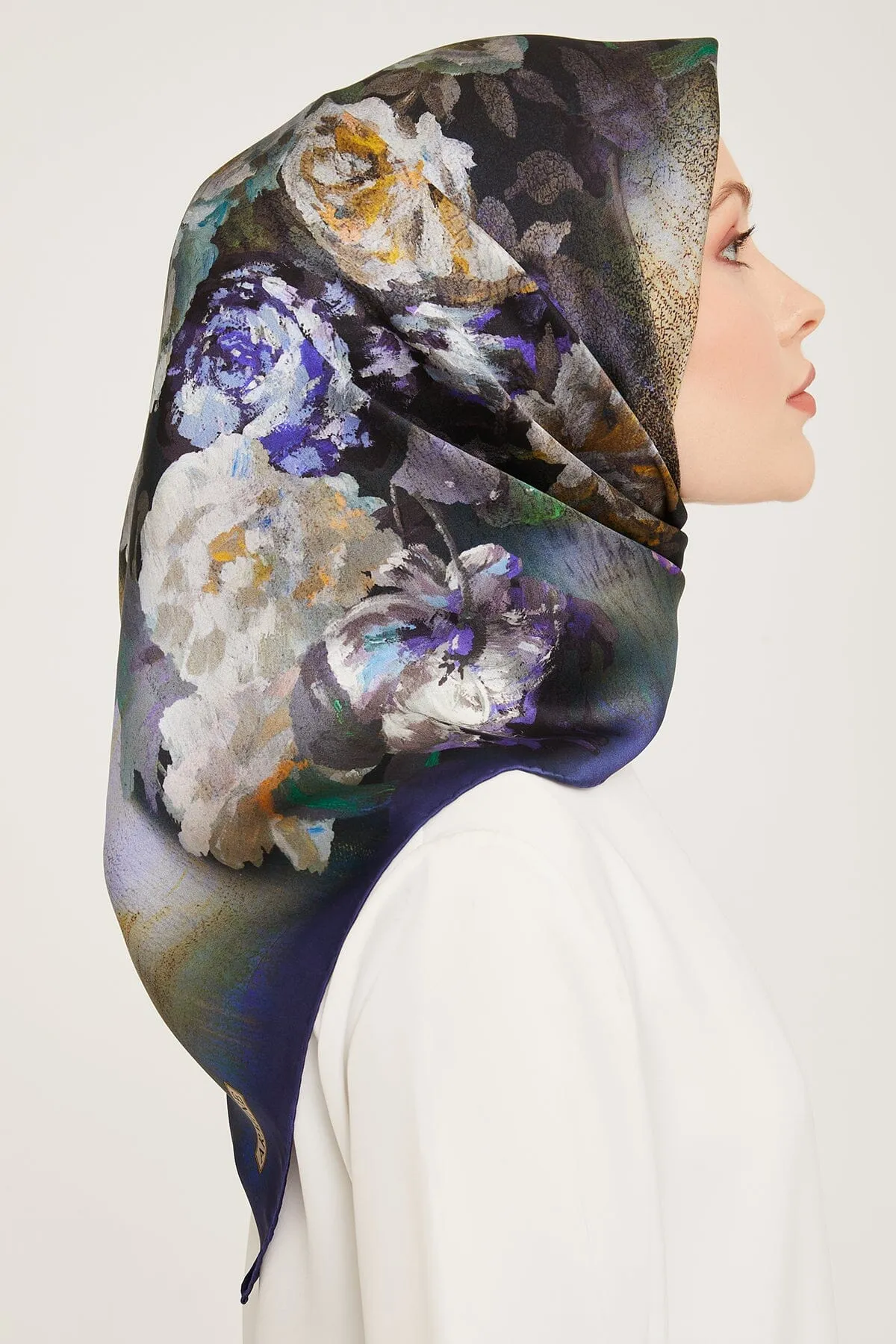 Armine Kemboja Floral Silk Scarf #8