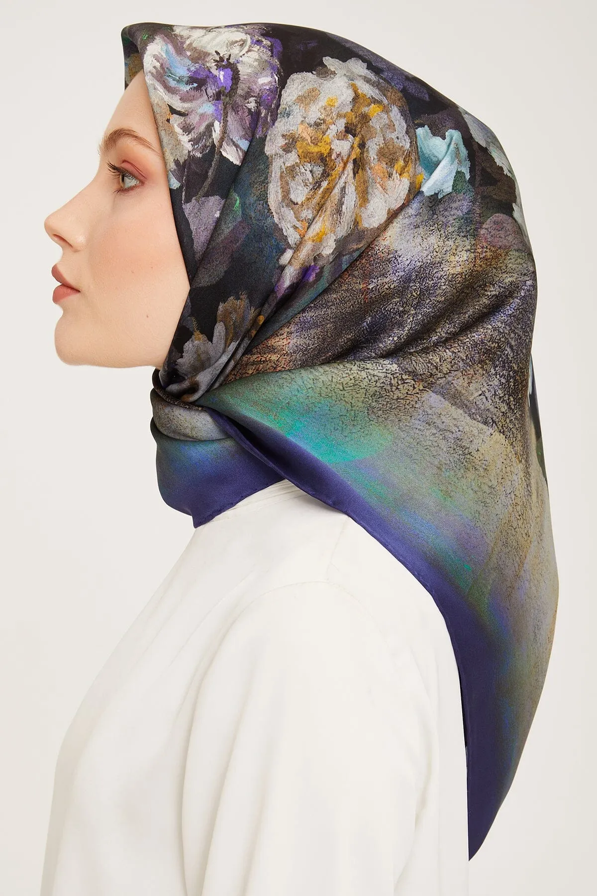 Armine Kemboja Floral Silk Scarf #8