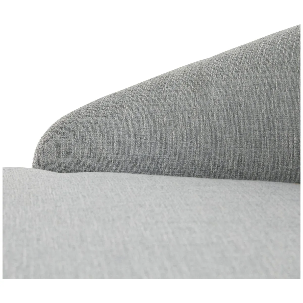 Arteriors Turner Chaise, Iceberg Linen Grey Ash