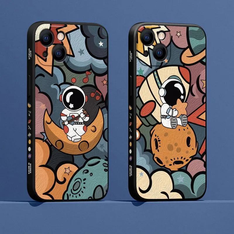 Astronaut Silicone iPhone Case