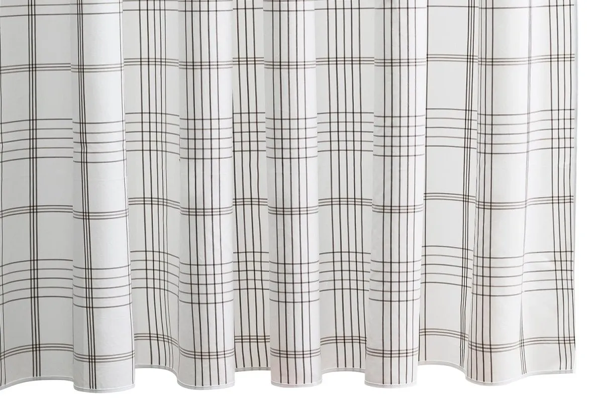 August Plaid Shower Curtains by Matouk | Schumacher