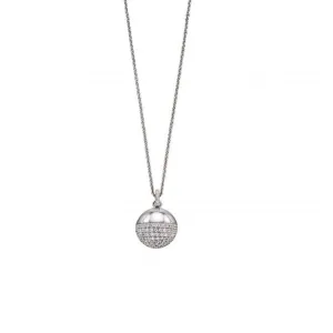 Ball Pendant Pave Stone Setting Pendant P4796C