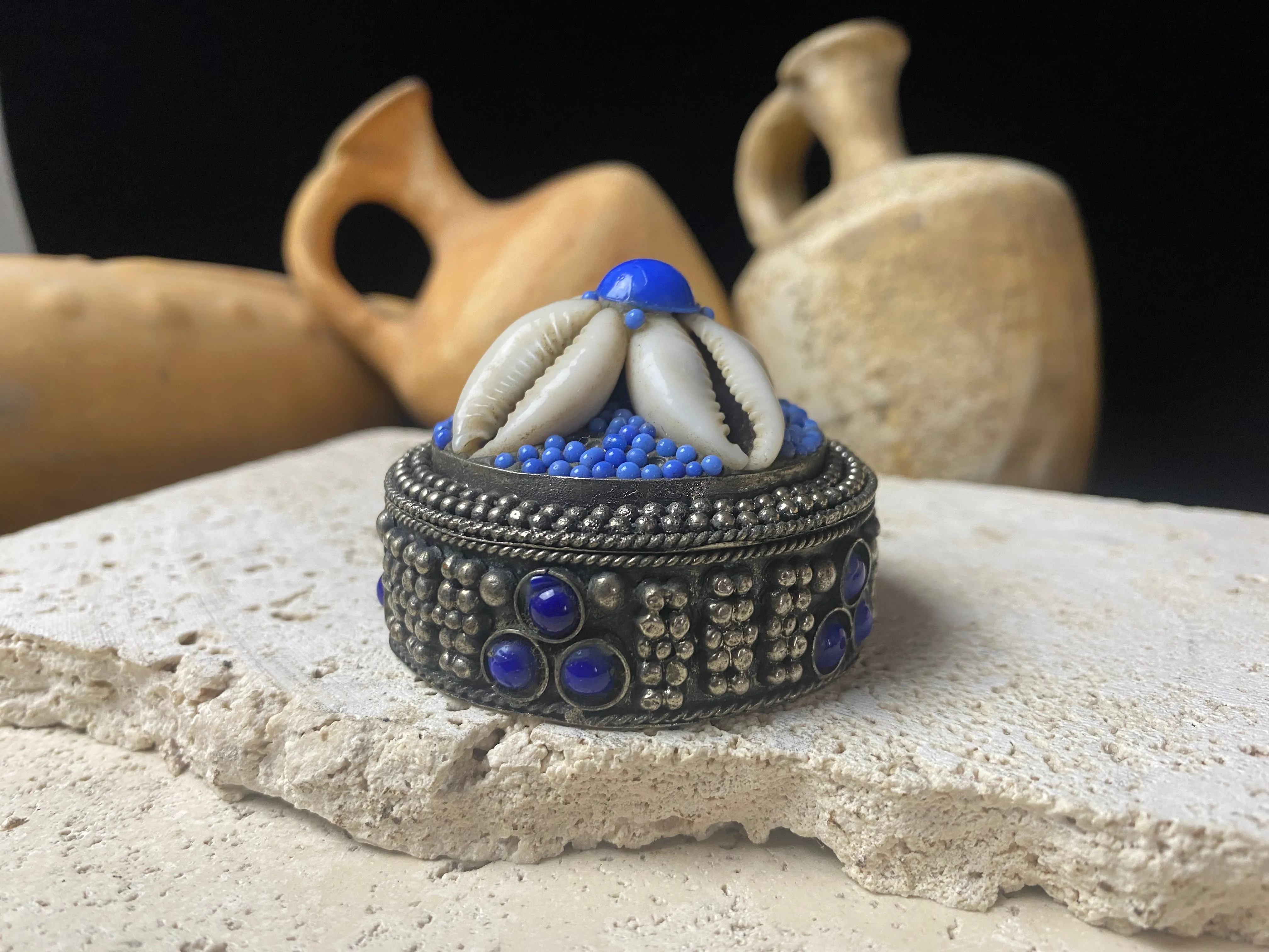 Beaded Trinket Box