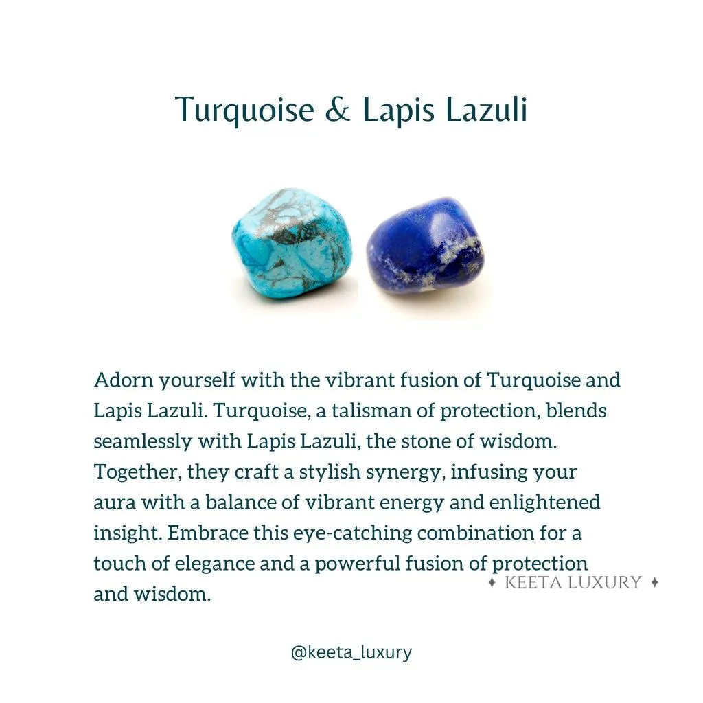 Blue Oasis - Lapis and Turquoise Bracelets