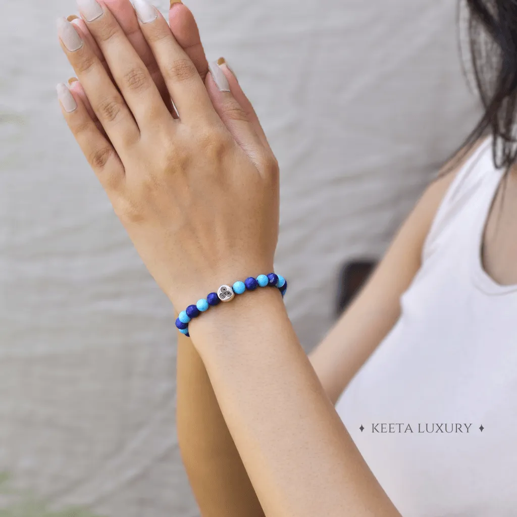 Blue Oasis - Lapis and Turquoise Bracelets