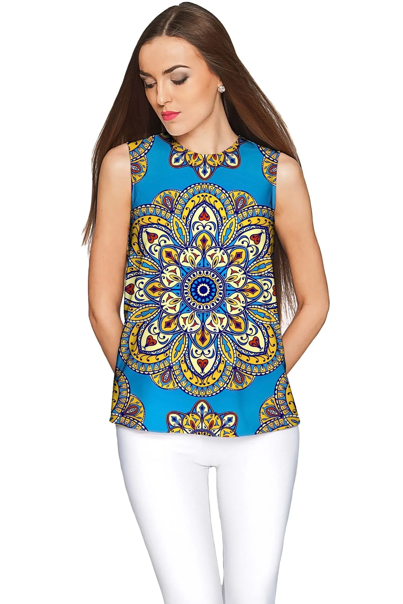 Boho Chic Emily Sleeveless Dressy Top - Mommy & Me