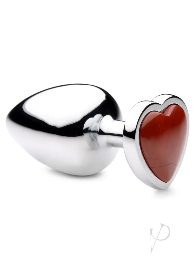 Booty Sparks Red Jasper Heart Lg Plug