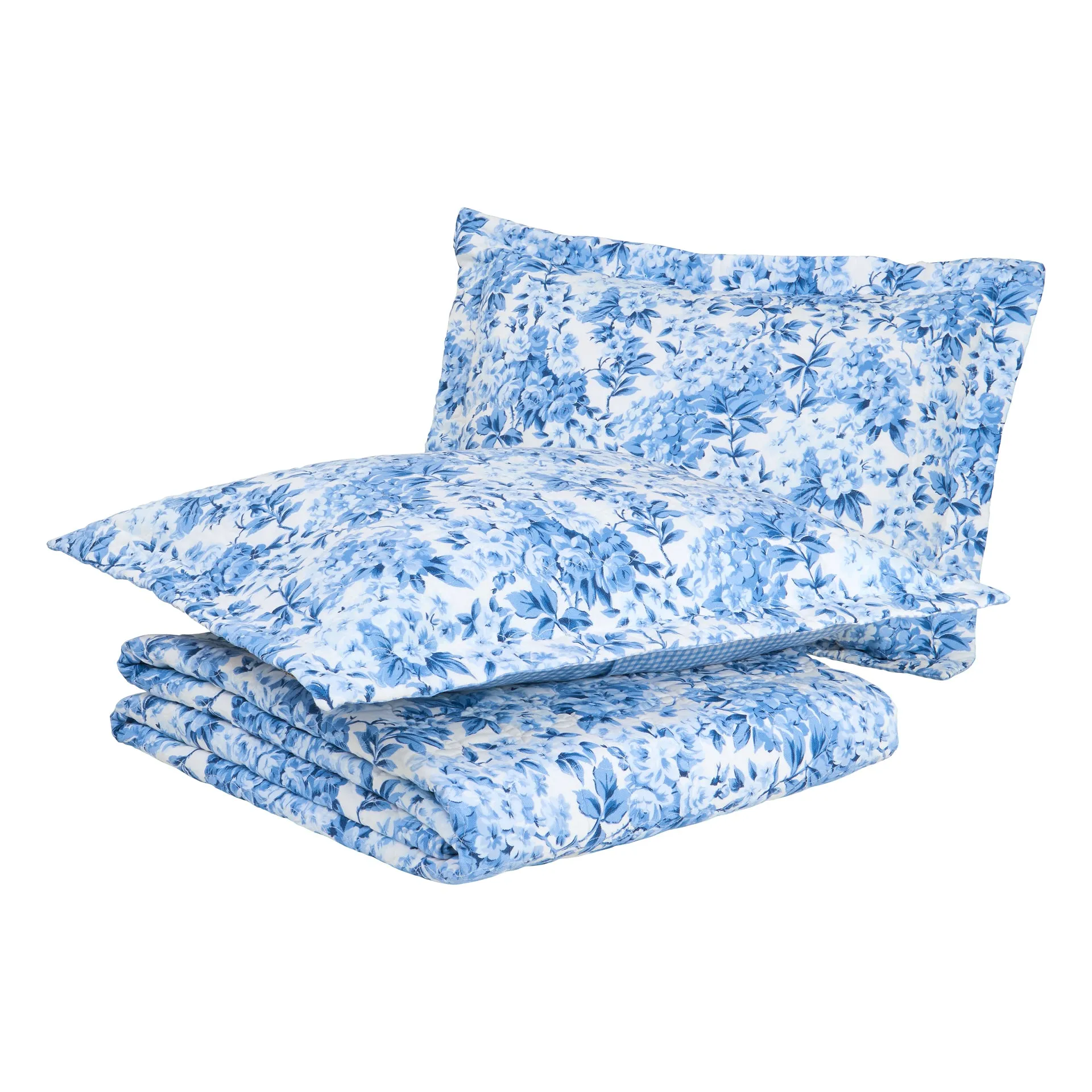 Brighton Delft Blue Coverlet Set by Laura Ashley