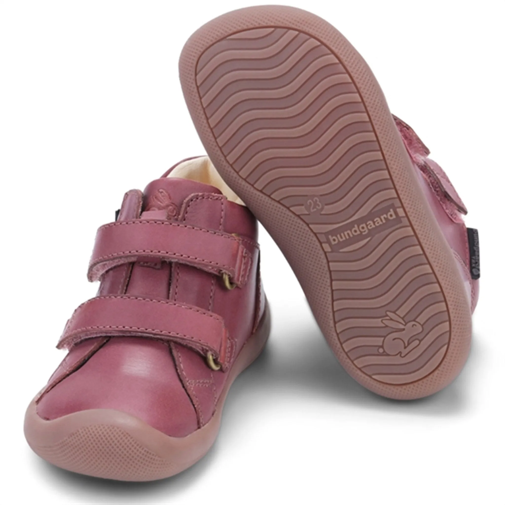 Bundgaard The Walk Velcro Tex Shoes Dark Rose