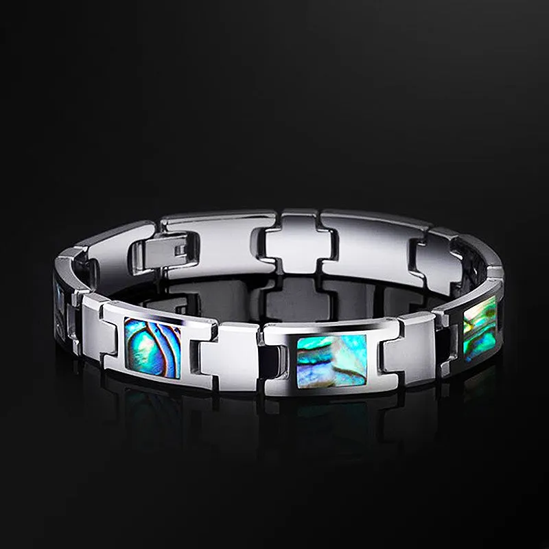 Deep-Sea Shell Tungsten Bracelet