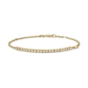 Diamond Jewellery 18ct Gold Diamond Bracelet BDQ033