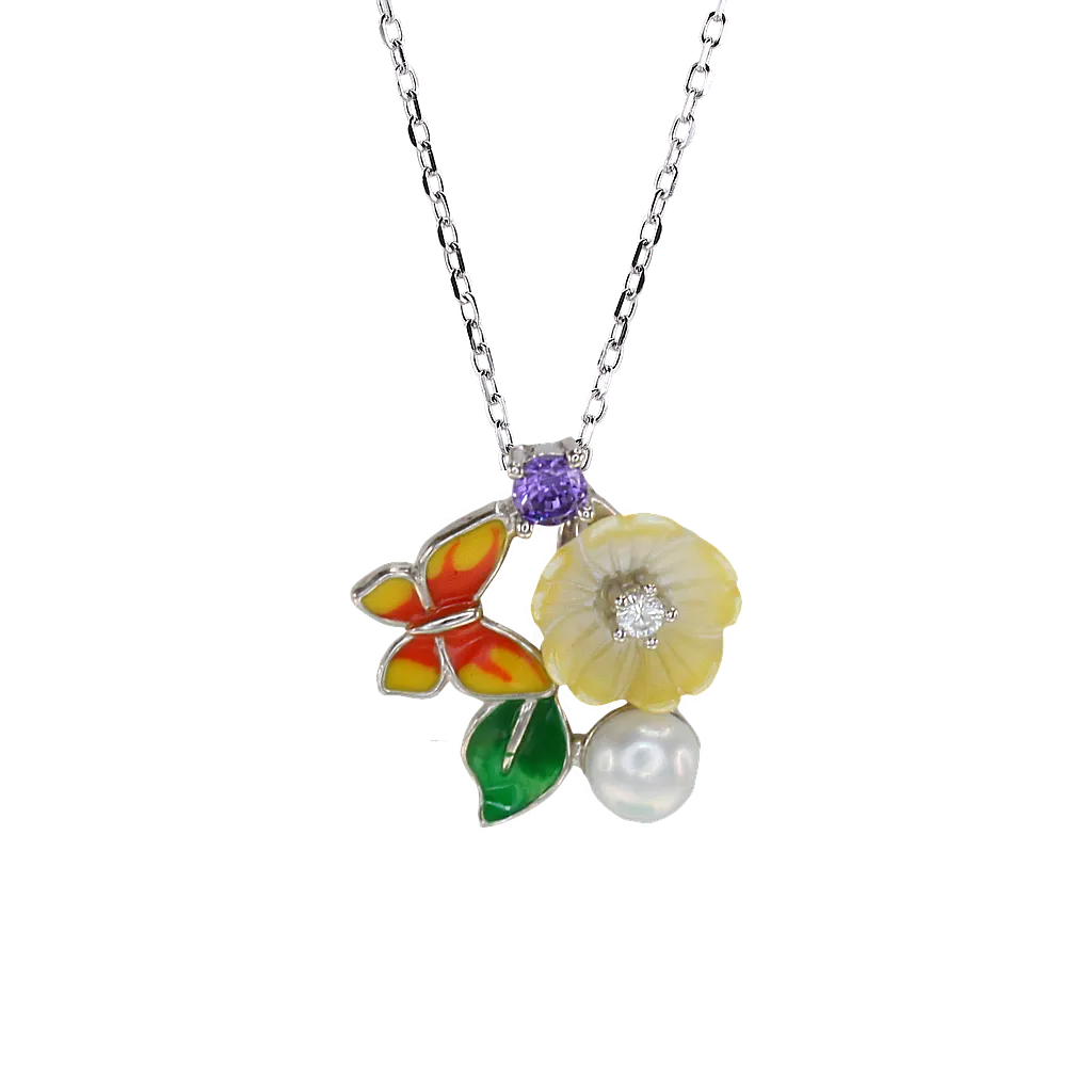 Fall Rockrose Necklace