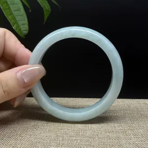 Genuine Burmese Green Jade Jadeite Bangle Bracelet ( 54.7mm )