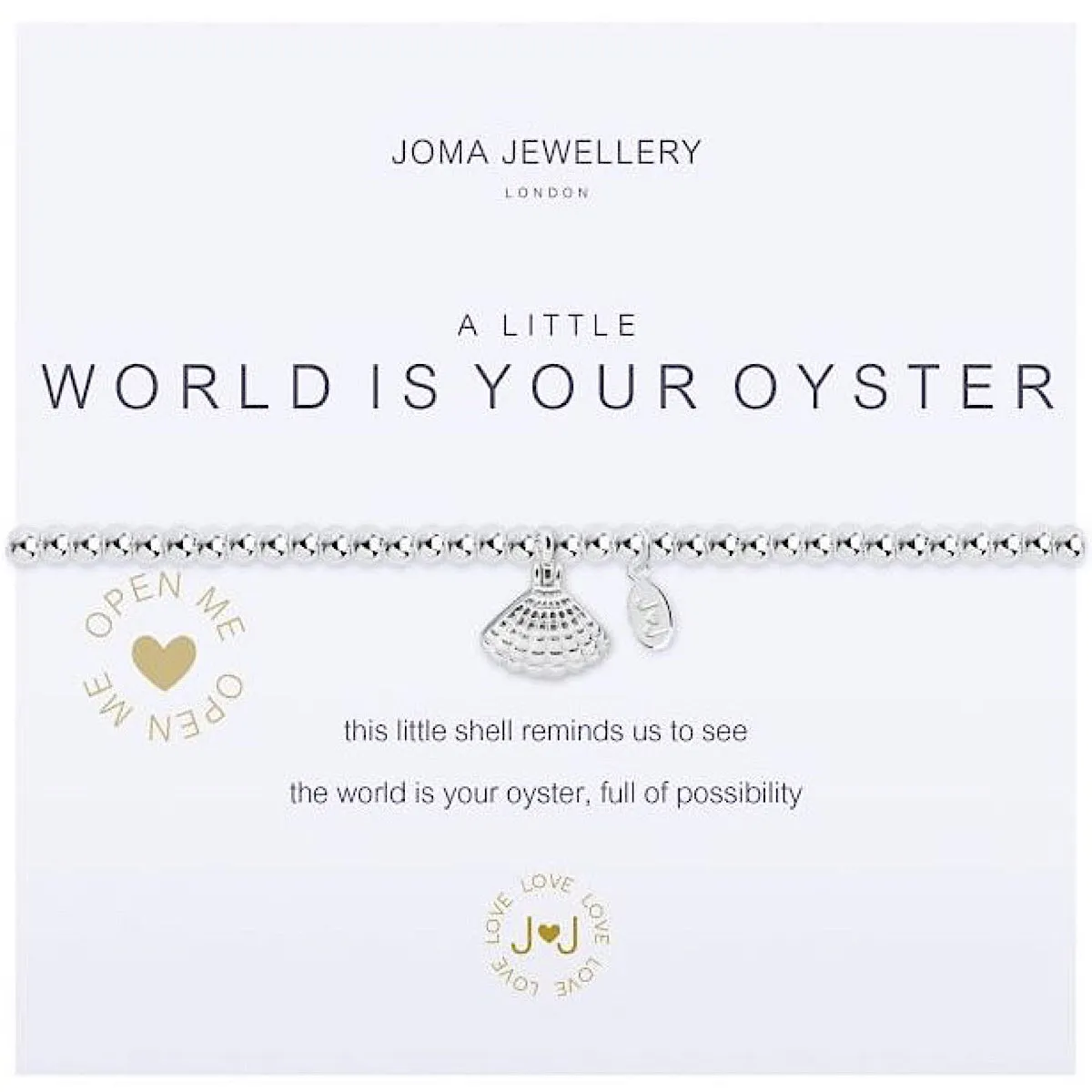 Joma Jewellery a little World is Your Oyster Bracelet - shell