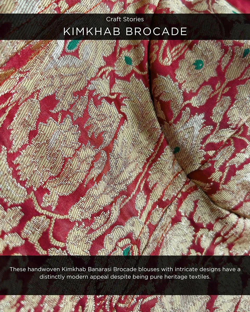 Juhi Khimkab Brocade Blouse - Nargiz