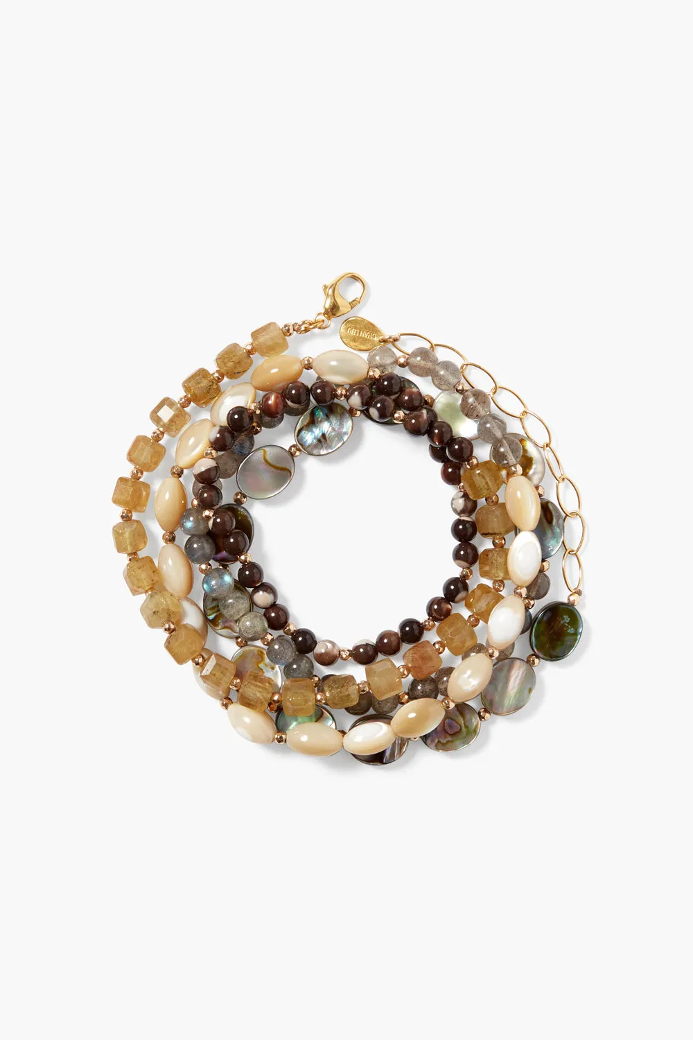 Keyes Naked Wrap Bracelet Natural Mix