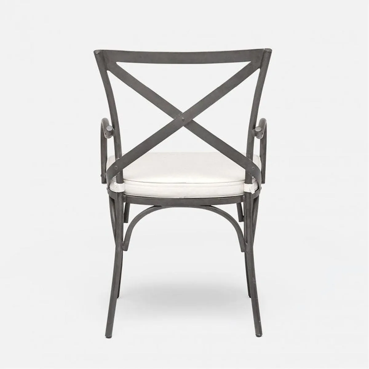 Made Goods Beverly X-Back Outdoor Chair in Havel Performance Velvet