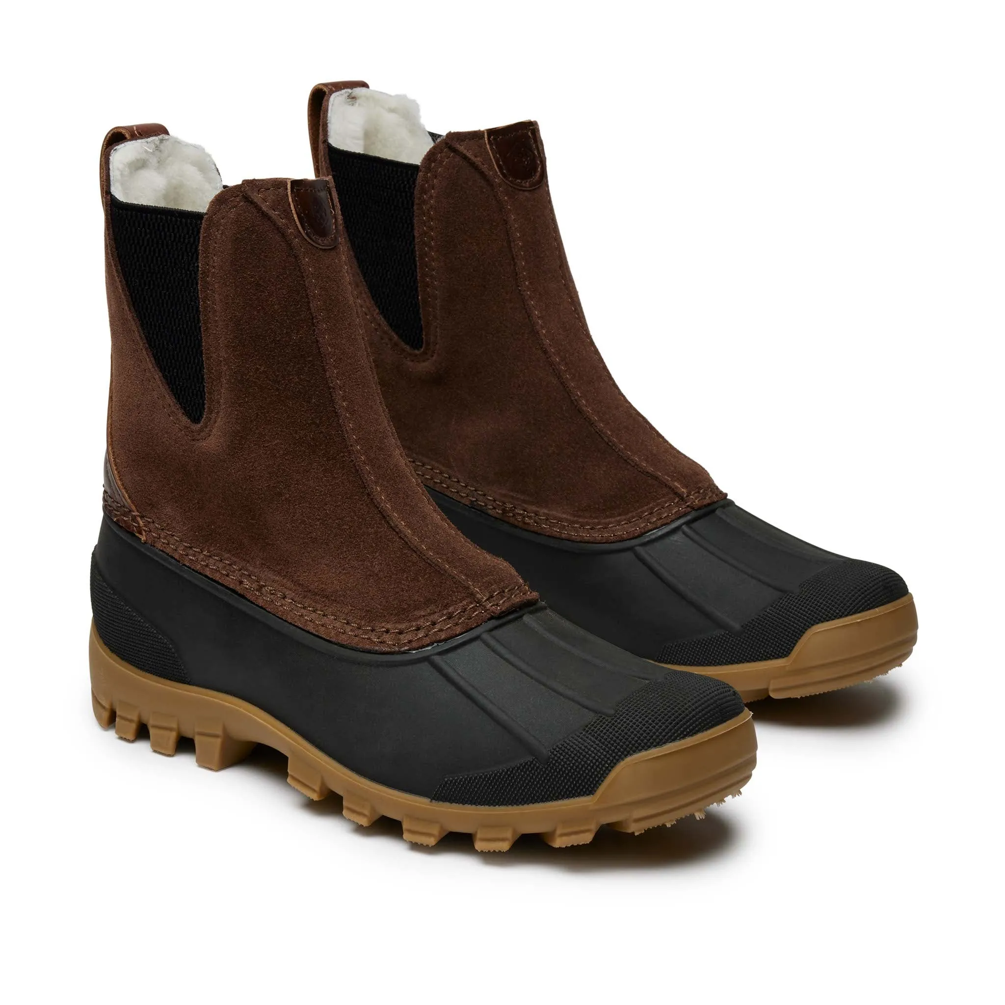 Men’s Barn Boot: Chocolate Suede