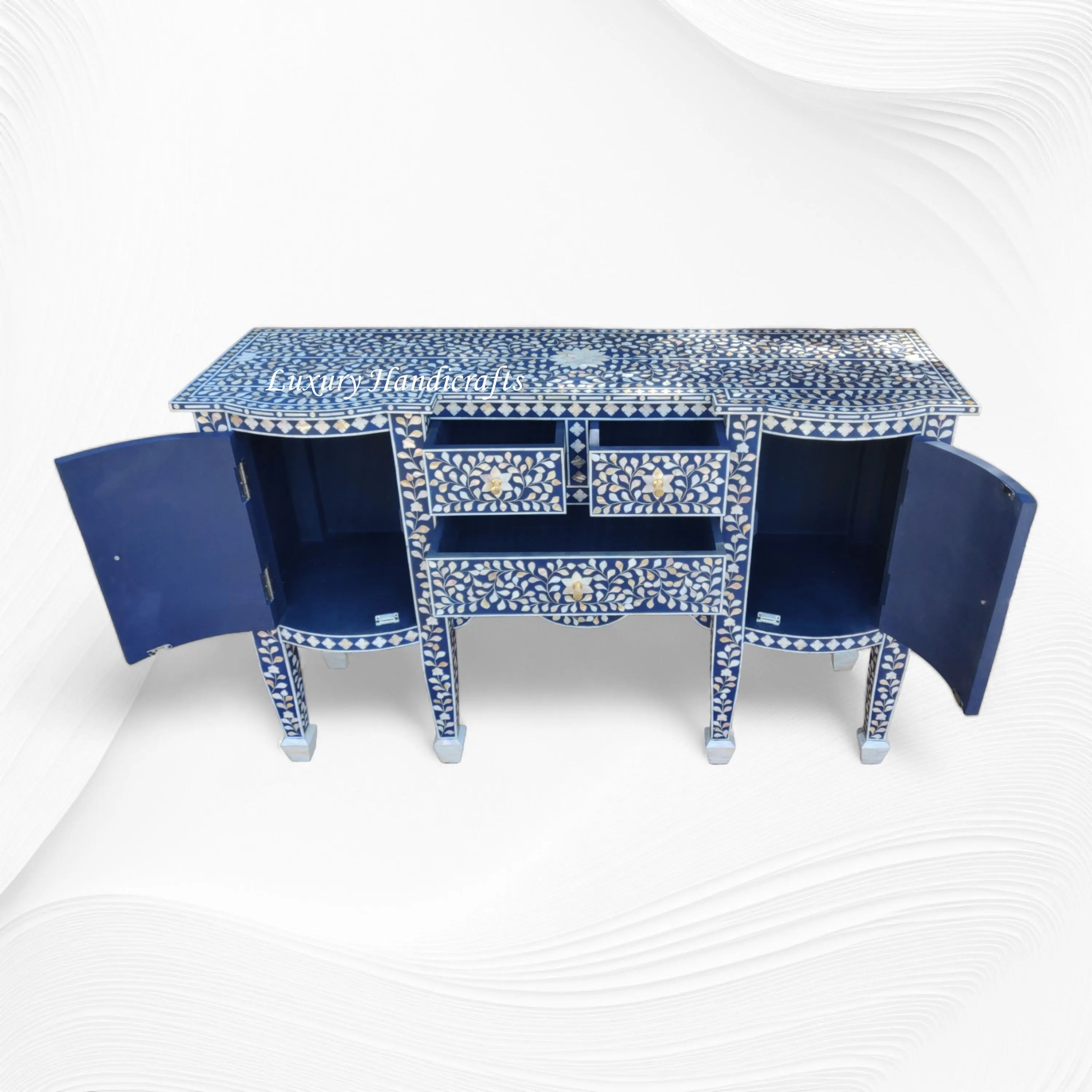 MOP Inlay Victoria Buffet Blue