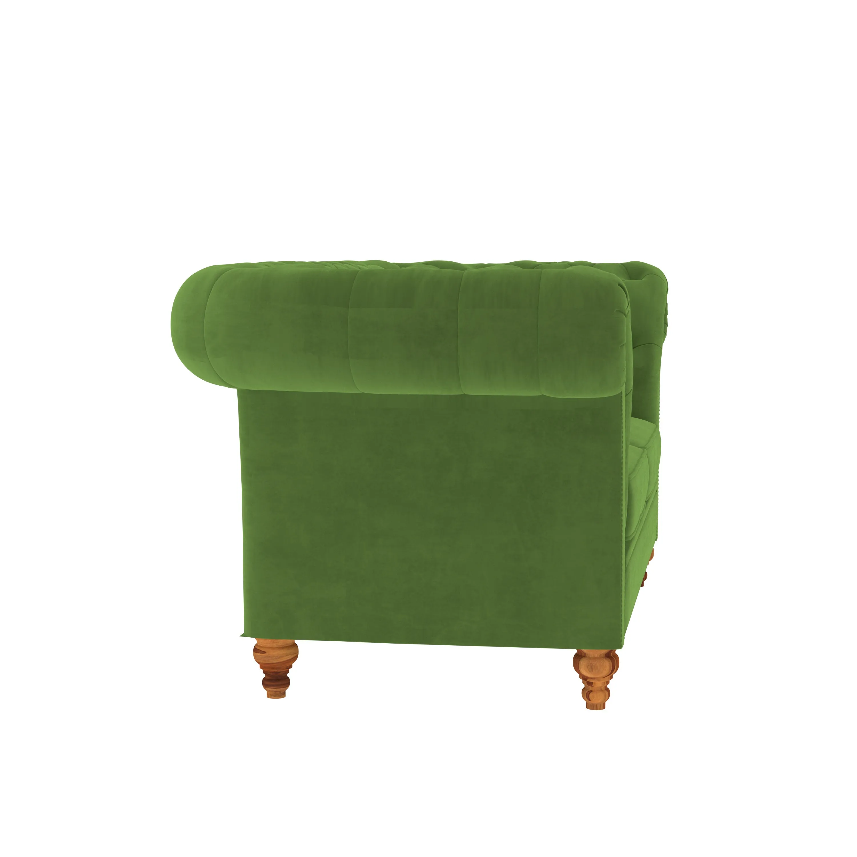 Parmanent Green Pastel Coloured Comfort Large 2 Seater Sofa for Home