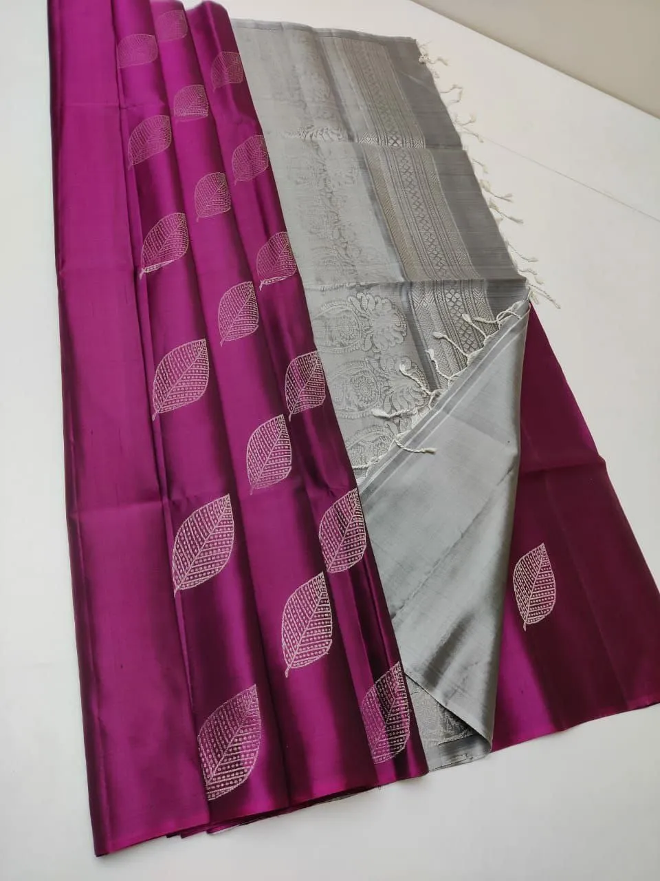 Petrichor Magenta Soft Silk Saree With Excellent Blouse Piece