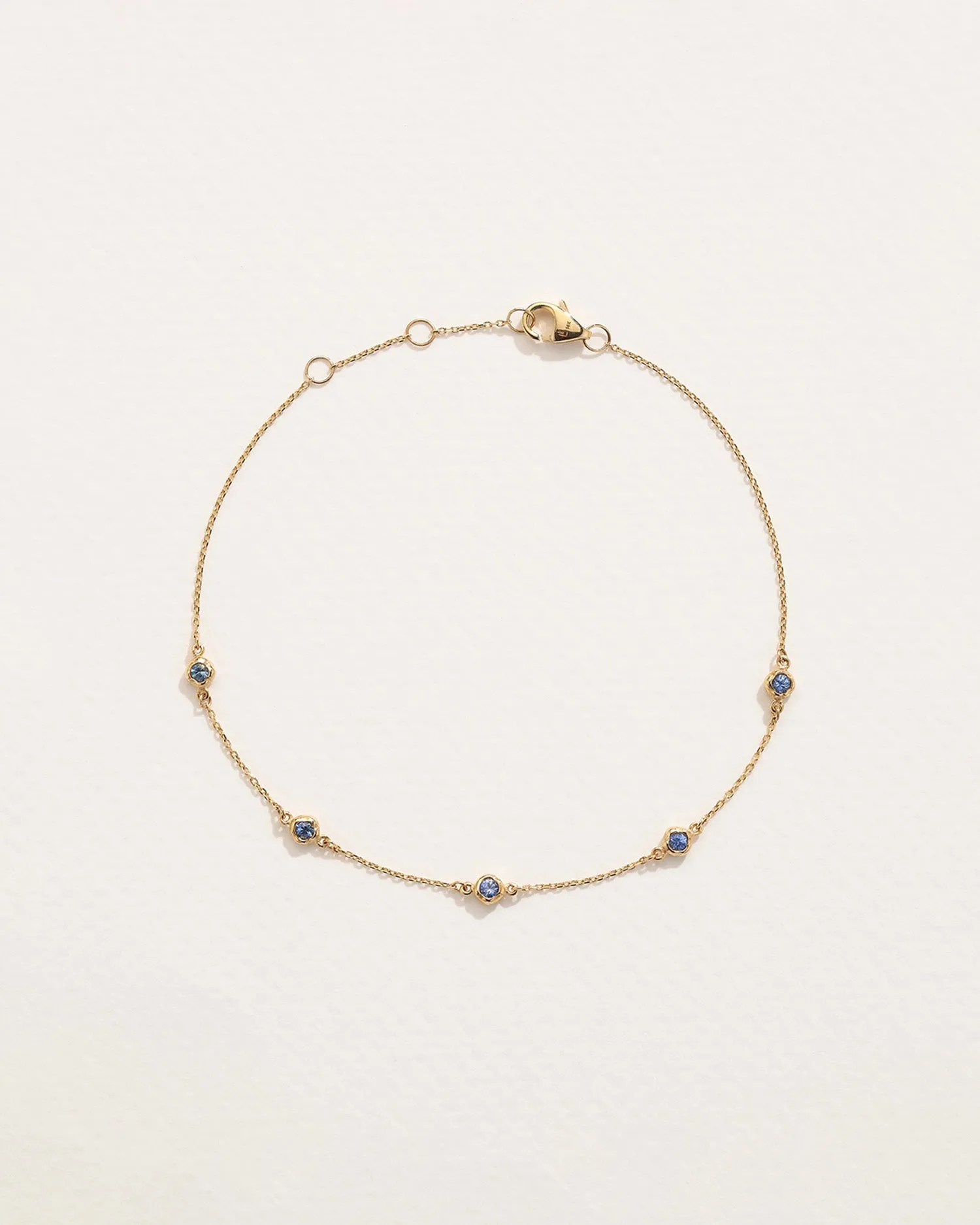 Sapphire Station Bracelet