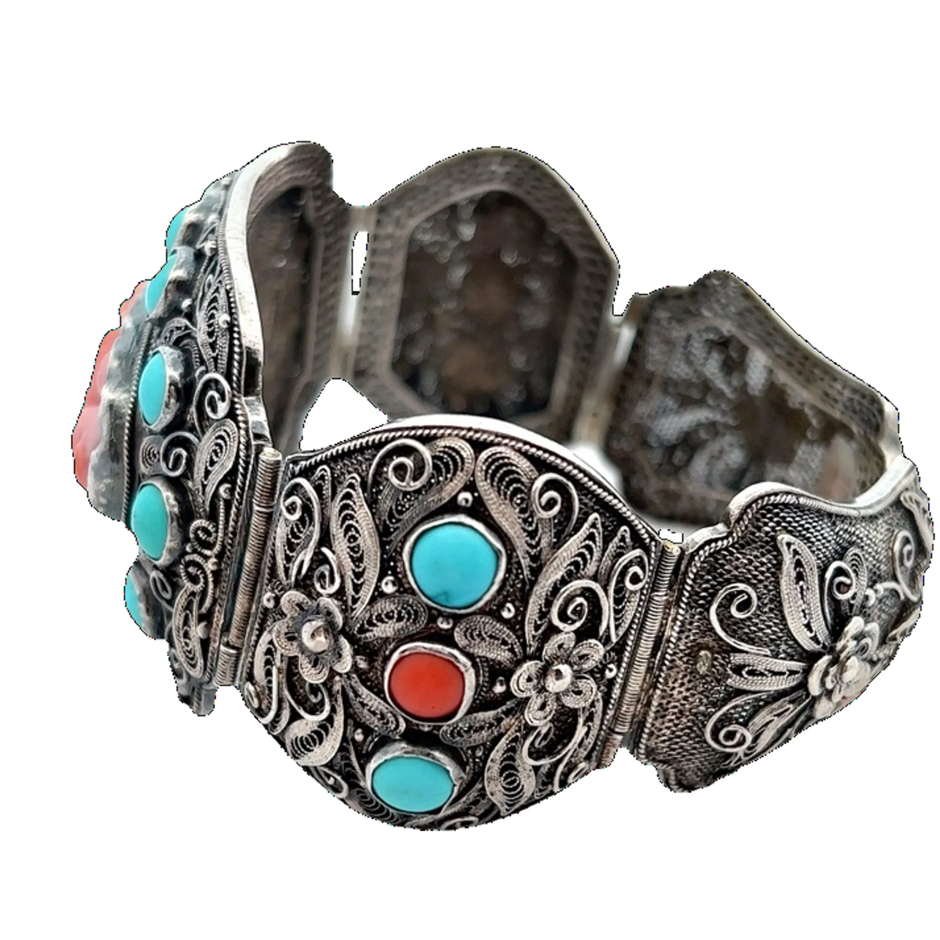 Silver and Turquoise Bracelet