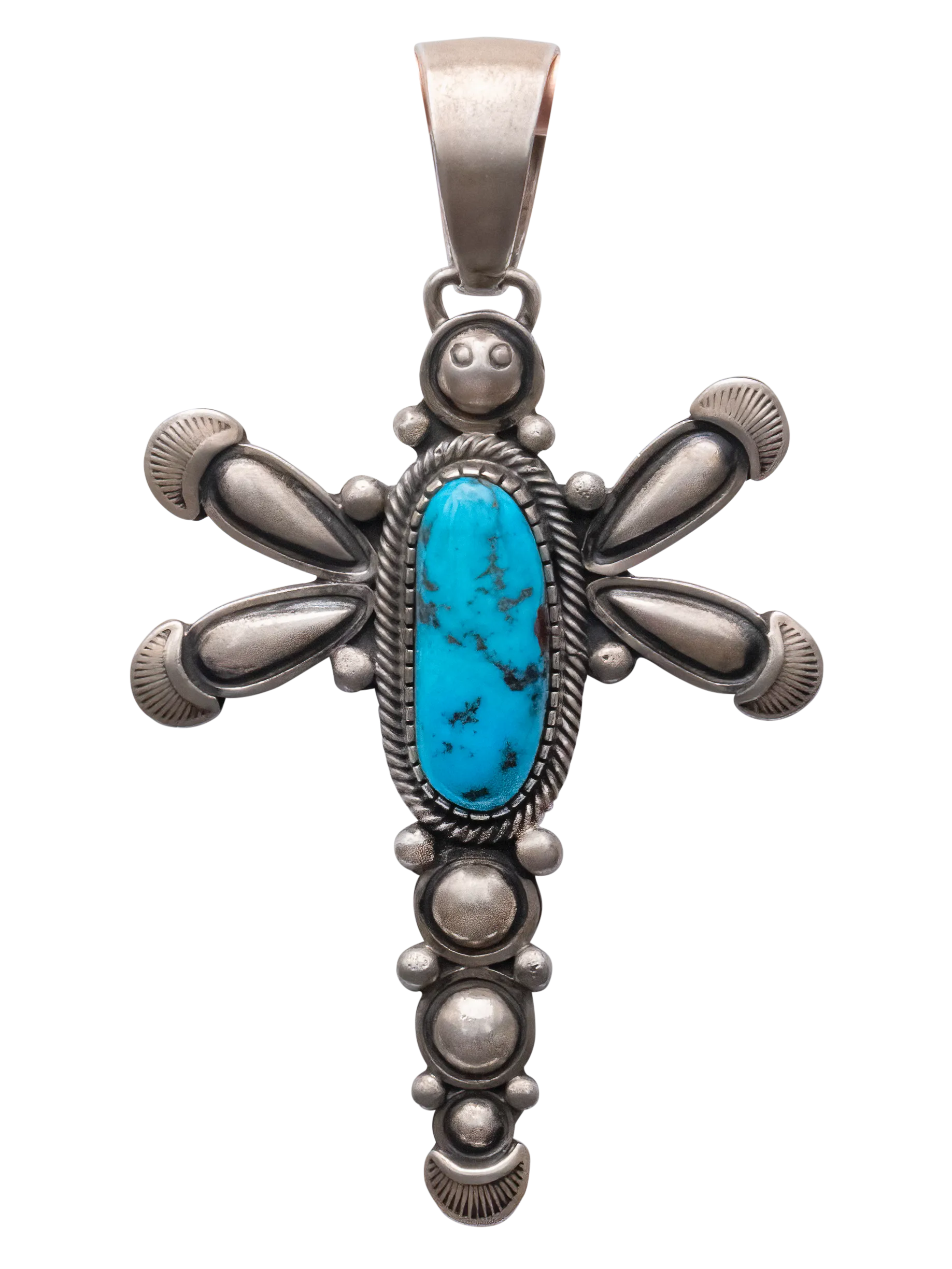 Sonoran Turquoise Dragonfly Pendant | Bobby Johnson