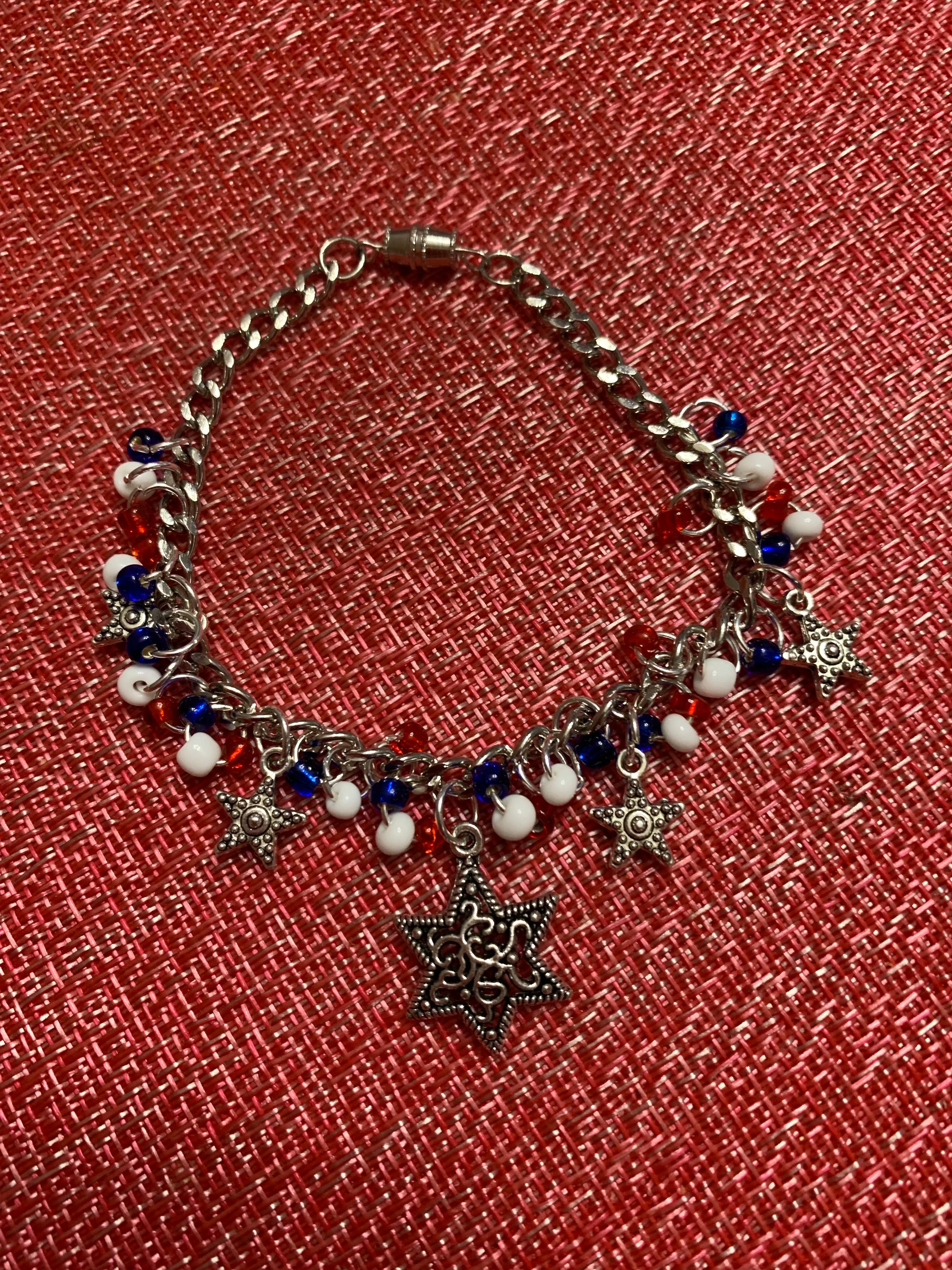 Stars And stripes charm bracelet