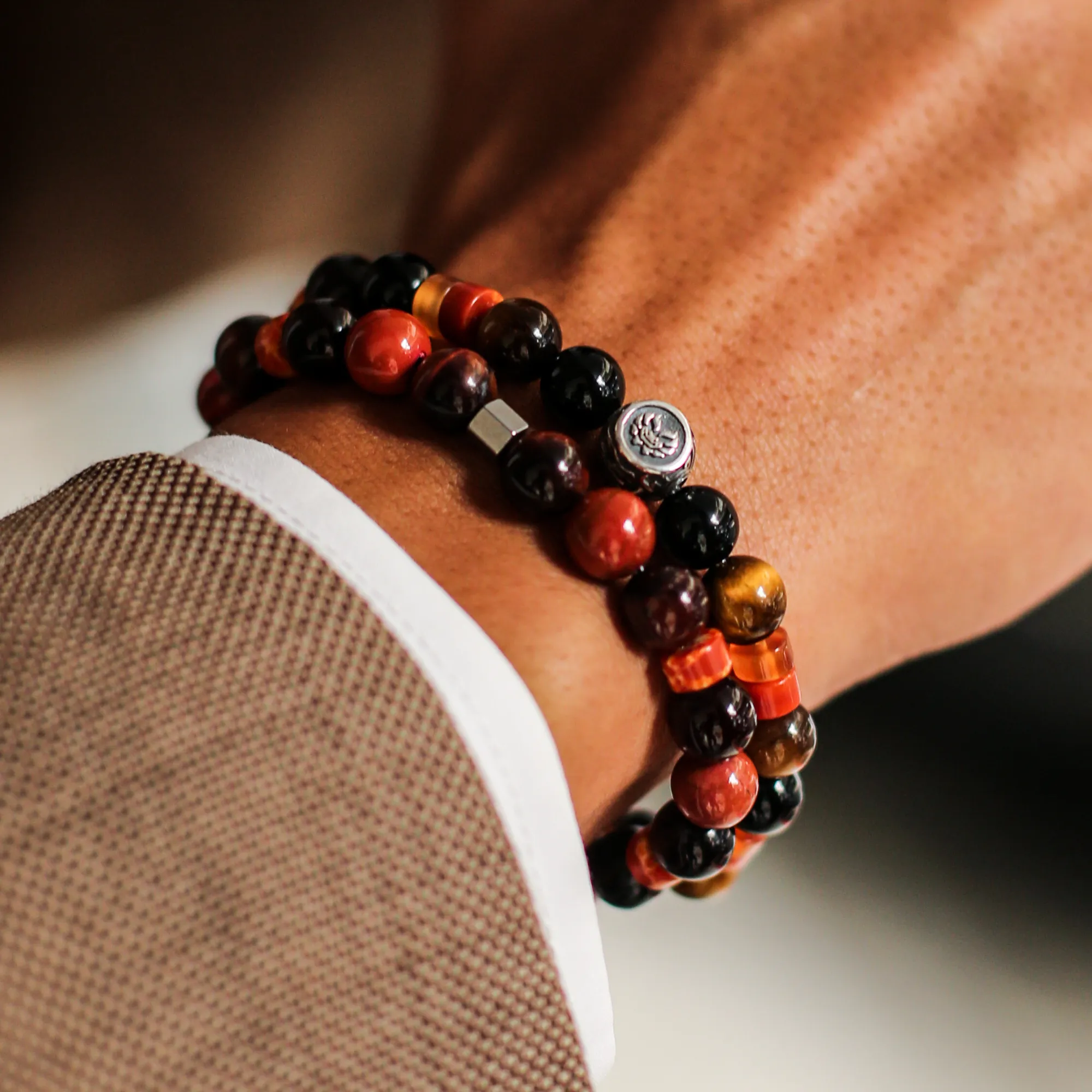 Turkey | Men Stack Beaded Bracelets | Men Beaded Bracelet