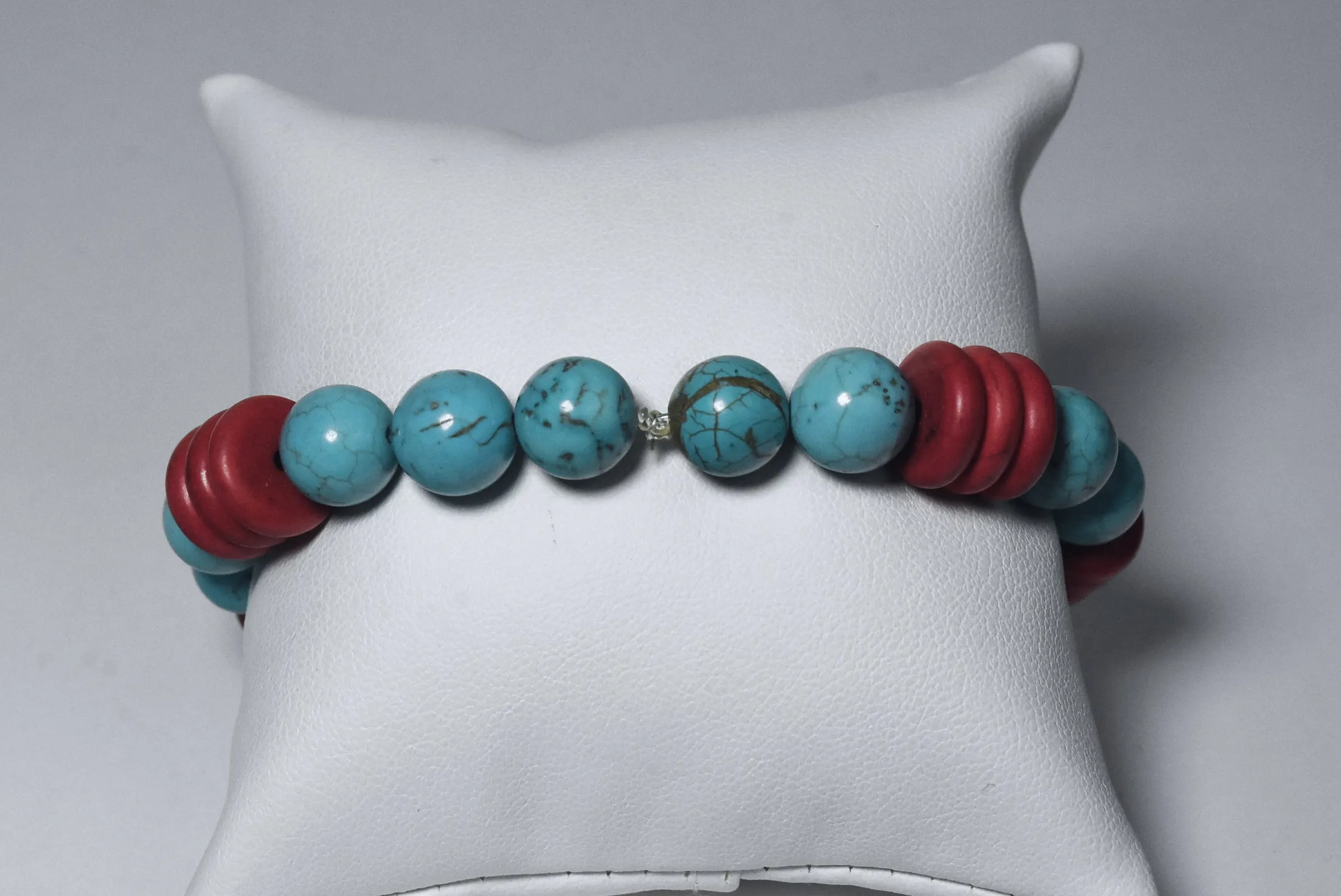 Turquoise Beaded Stretch Bracelet