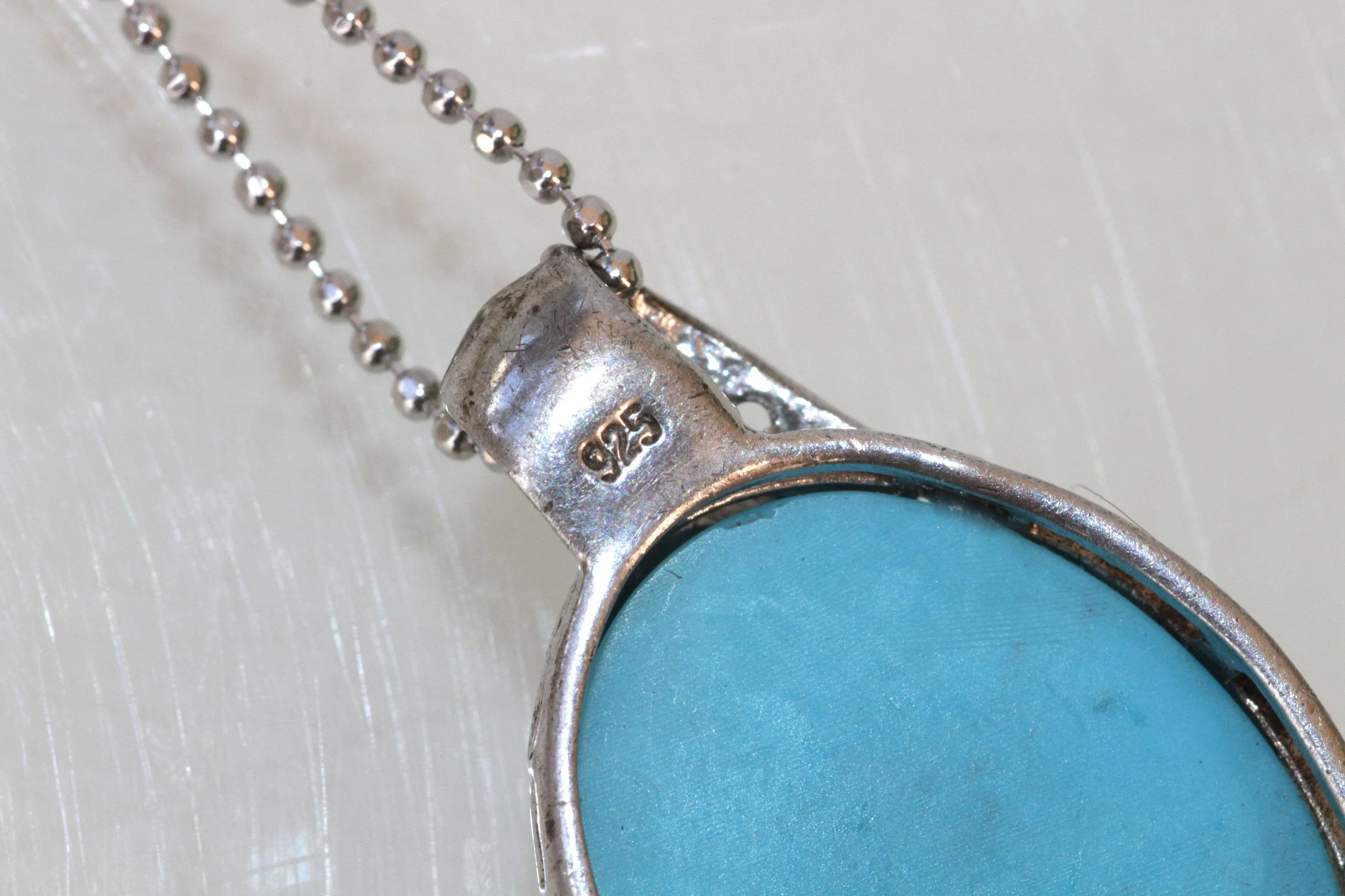 TURQUOISE SILVER NECKLACE