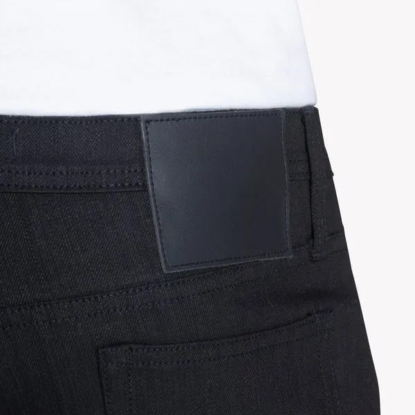 UB244 | Tapered Stretch Fit |  Black Stretch Selvedge Denim