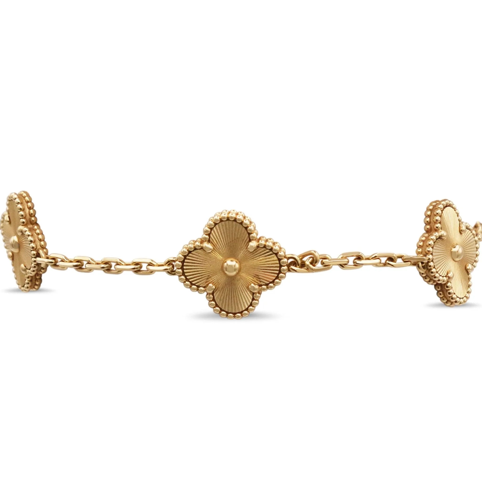 Van Cleef & Arpels Vintage Alhambra Bracelet, 5 Motif